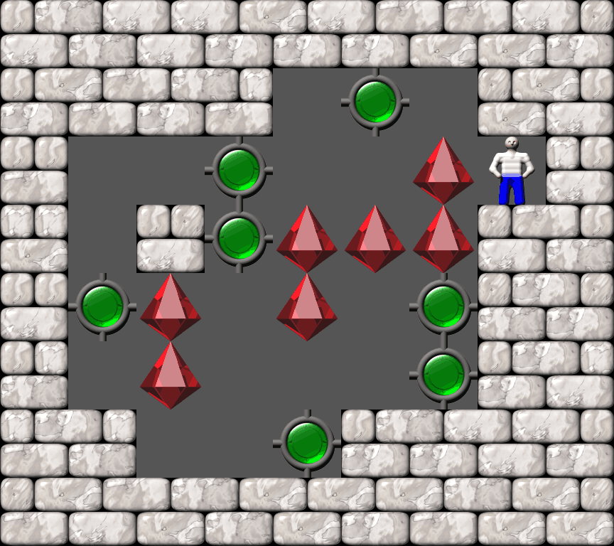 Сокобан More Bugs collections уровень 670